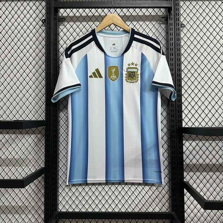 Argentina National Team 3-Star Home Jersey