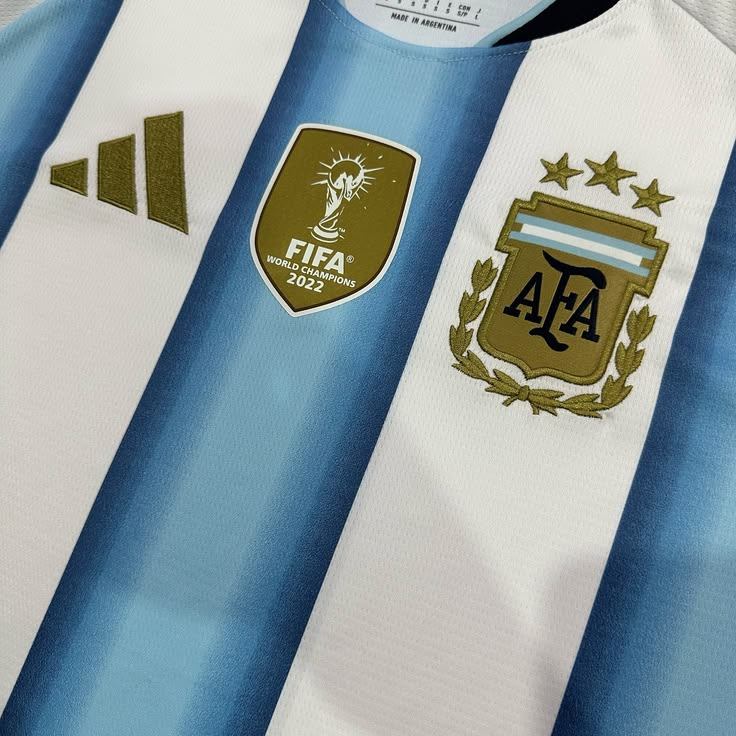 Argentina National Team 3-Star Home Jersey