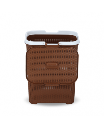 Caino Big Laundry Basket – Large & Durable Plastic Clothes Bin