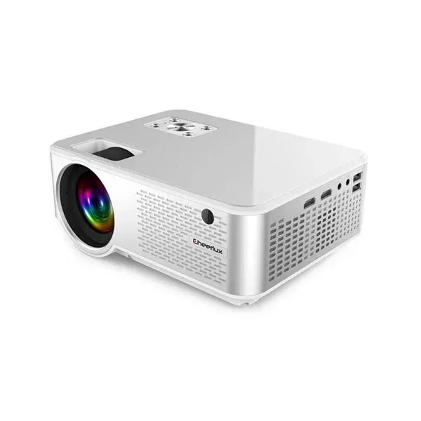 Cheerlux C9 2800 Lumens Mini Projector with Built-in TV Card