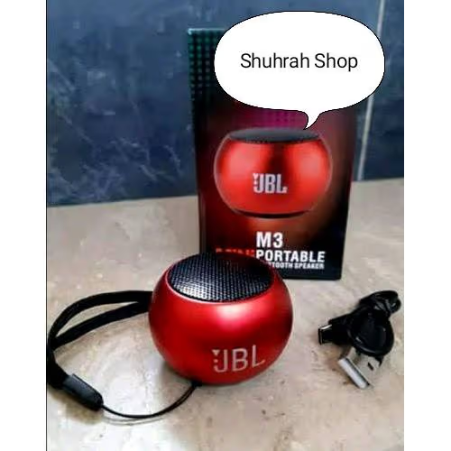 JBL Mini M3 Portable Wireless Bluetooth Speaker - Compact Metallic Bass Speaker