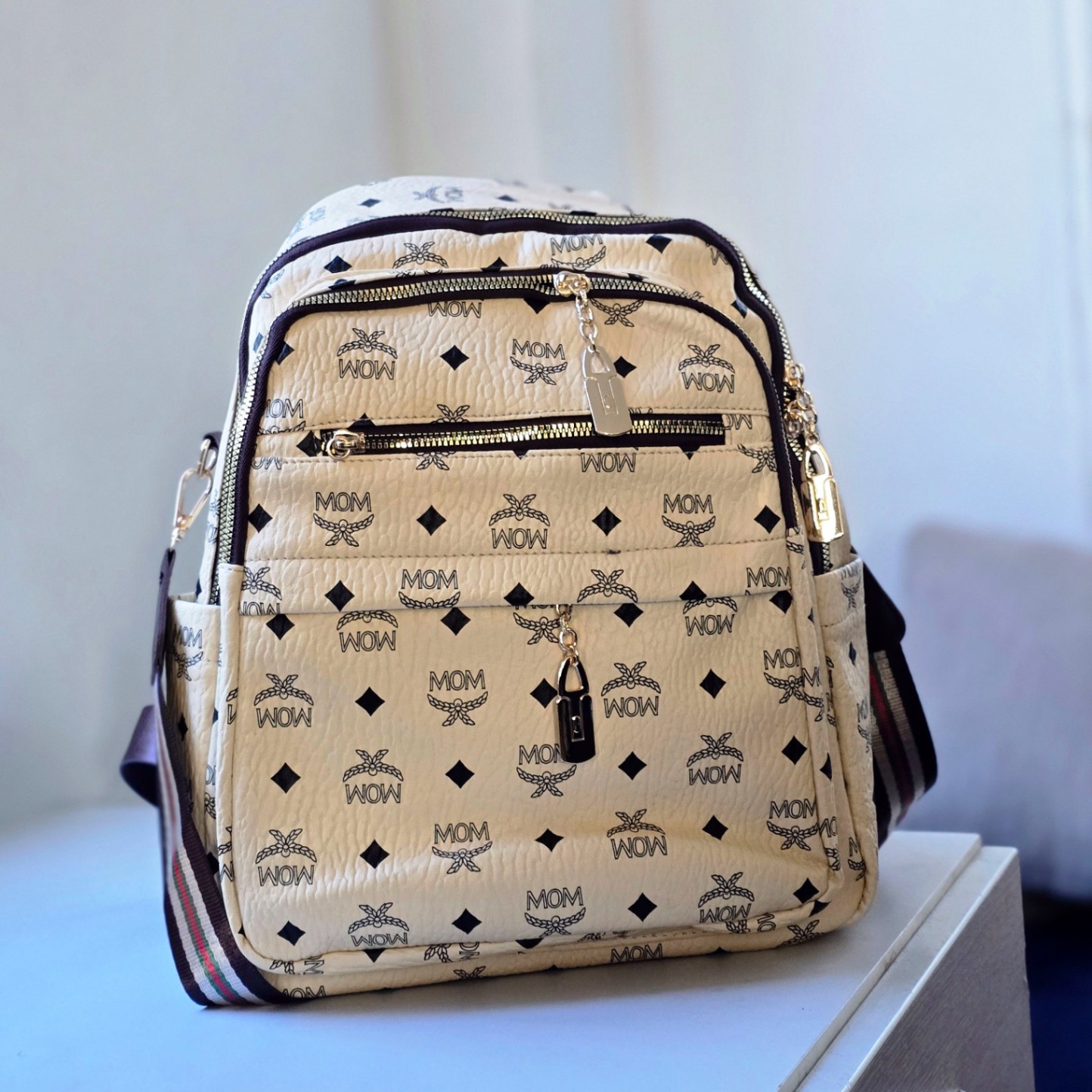 MOM Printed Ladies Backpack