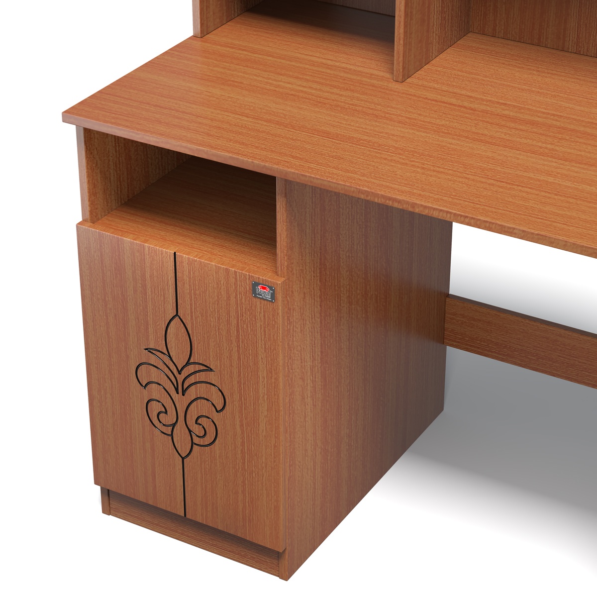 Regal Premium Laminated Board Reading Table with Multi-Functional Shelves