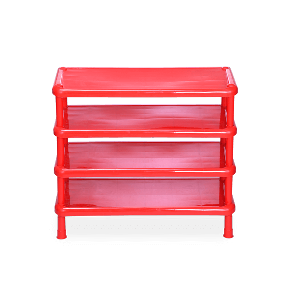 Shoe Rack 4 Step (Big) - Red