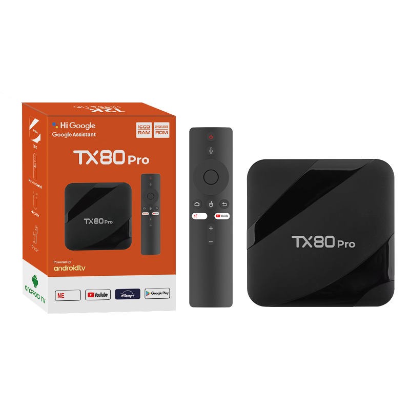 TX80 Pro 16-256 GB RAM ROM Android TV Box