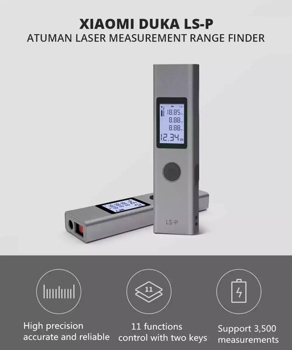 Xiaomi Duka LS-P ATuMan Laser Measurement Range Finder