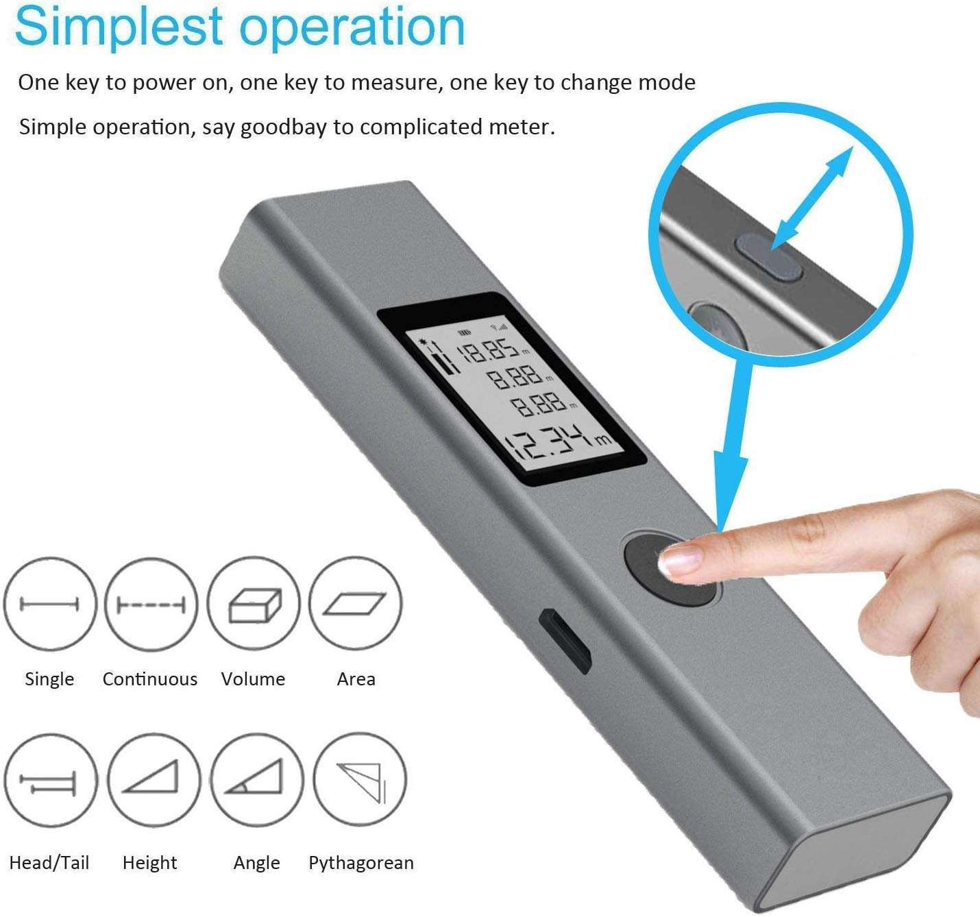 Xiaomi Duka LS-P ATuMan Laser Measurement Range Finder
